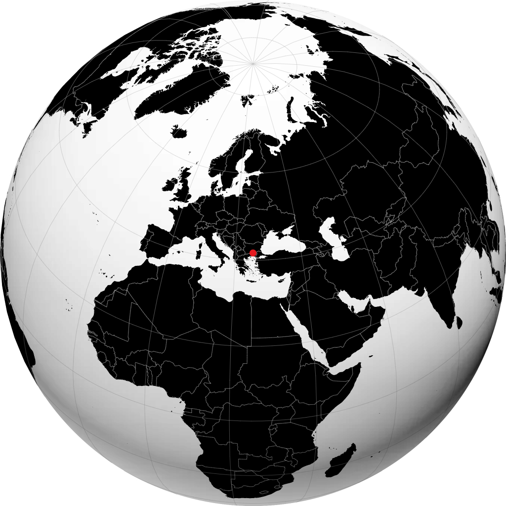 Kardzhali on the globe