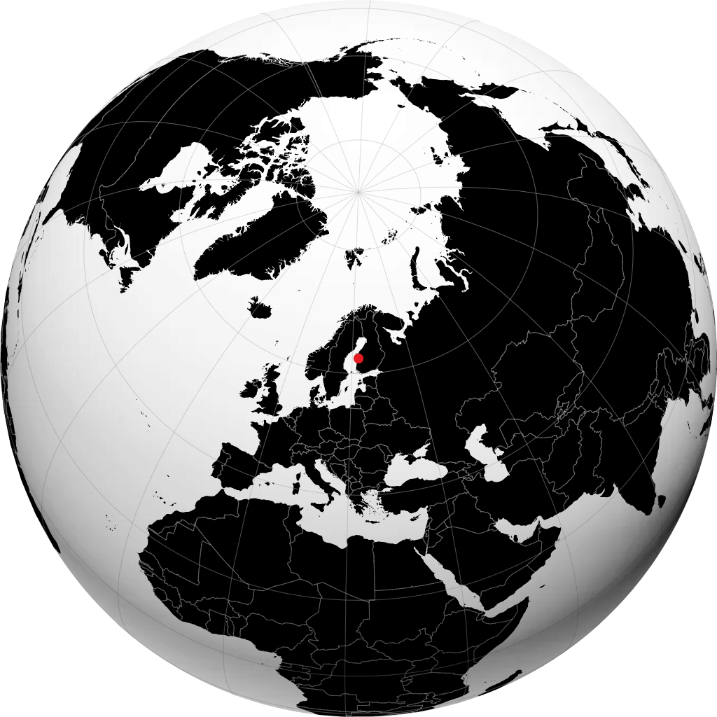 Kauhajoki on the globe