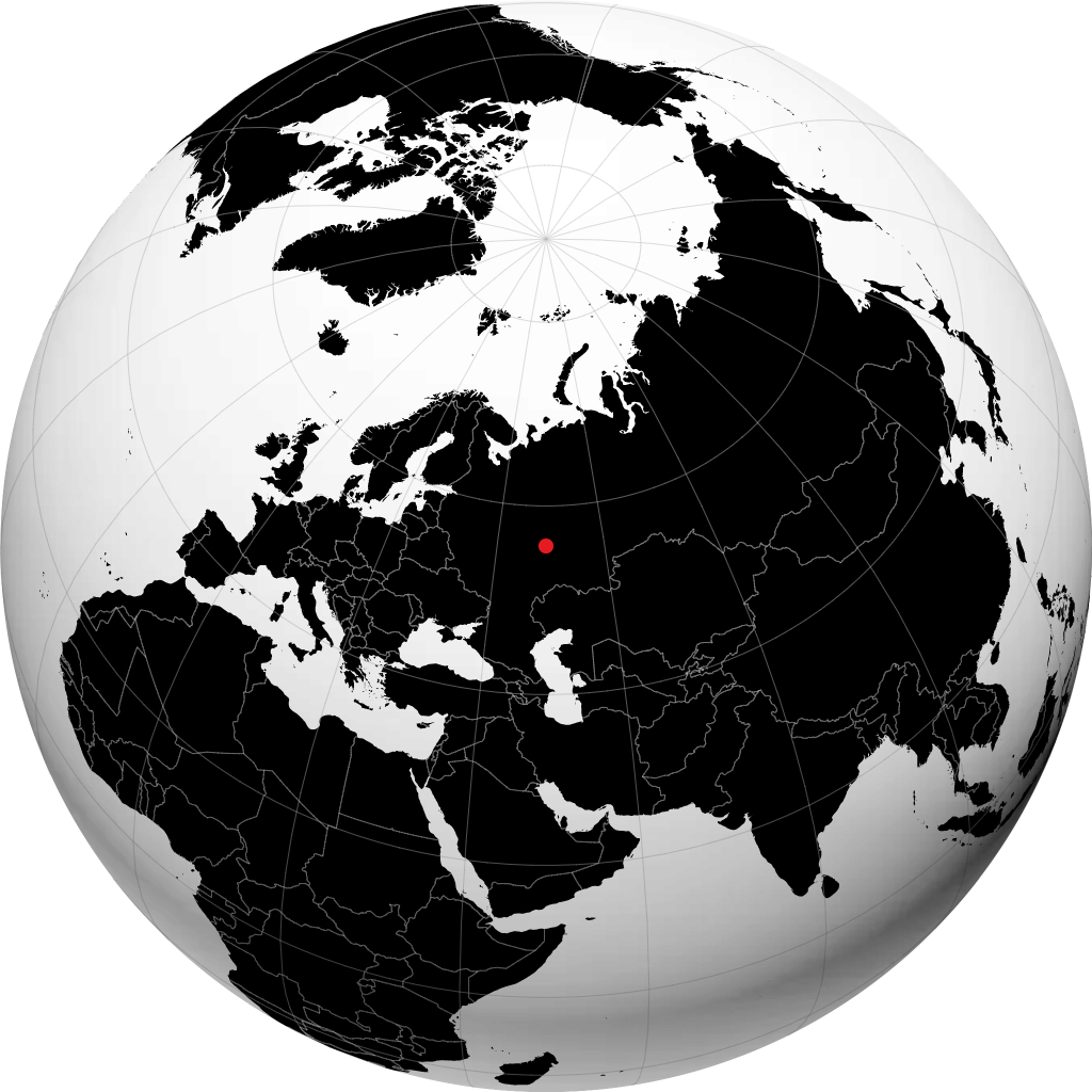 Kazan’ on the globe