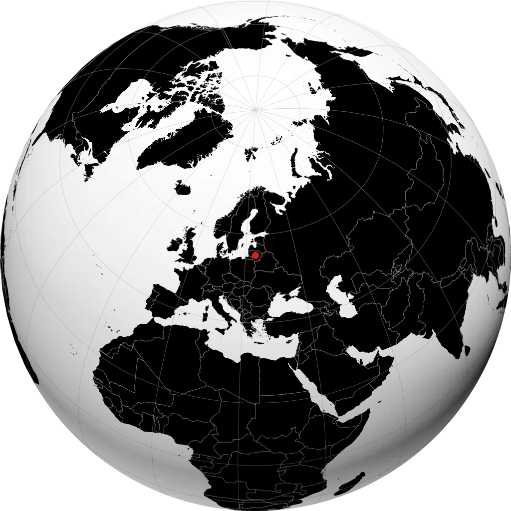 Kėdainiai on the globe