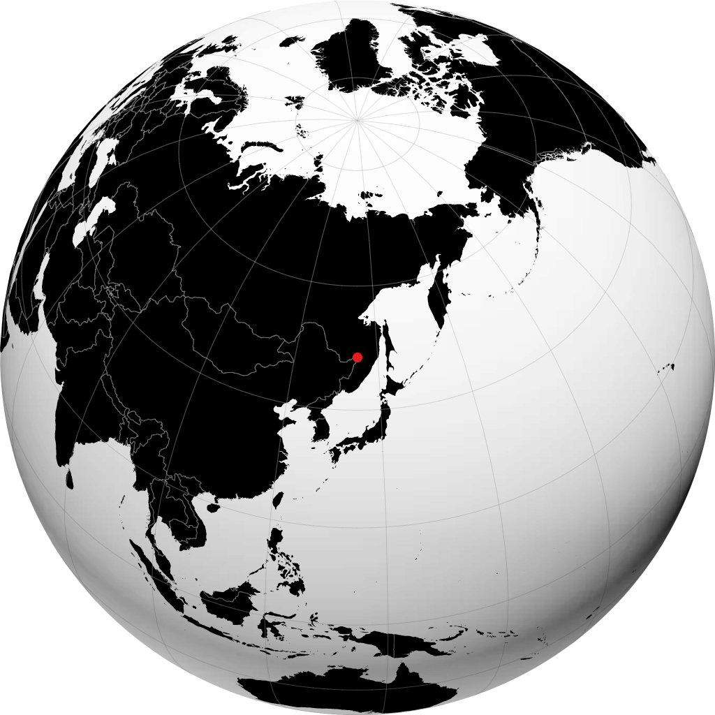 Khabarovsk on the globe