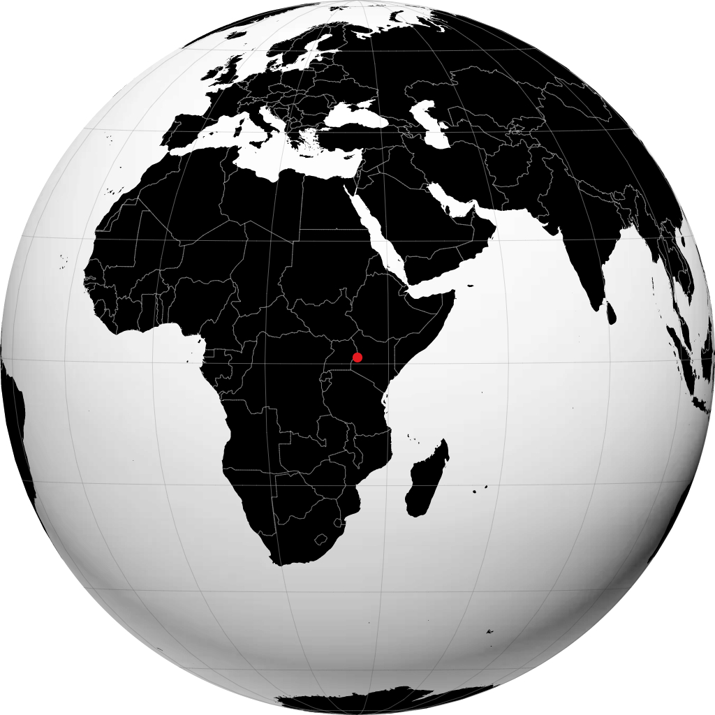 Kitale on the globe