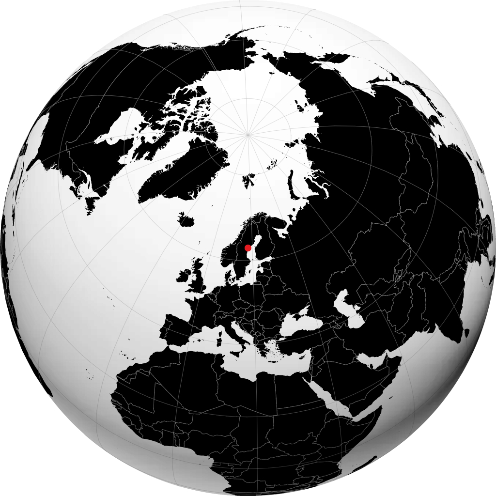 Kramfors on the globe