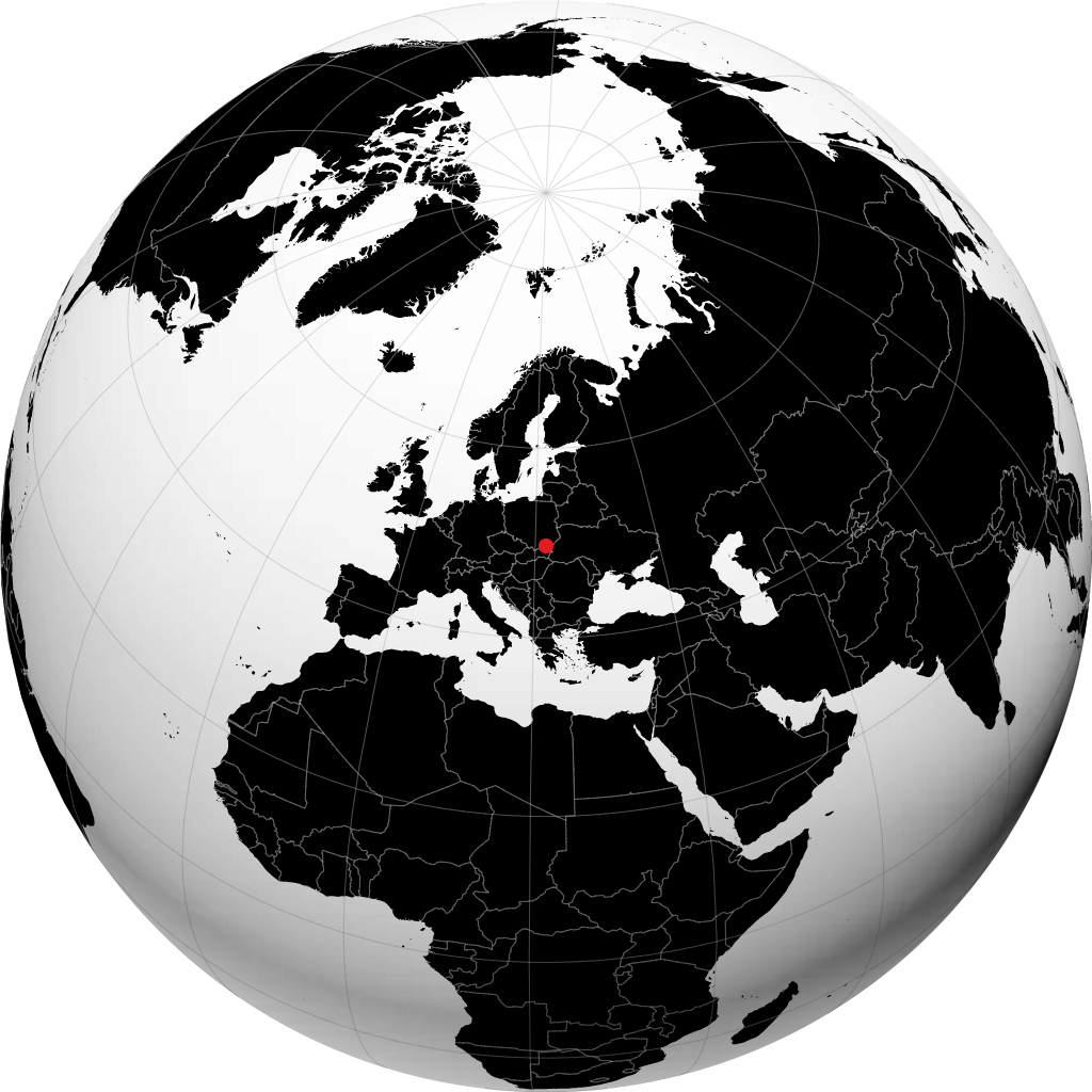 Krosno on the globe