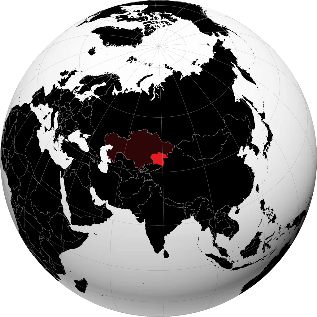 Almaty Oblysy on the globe