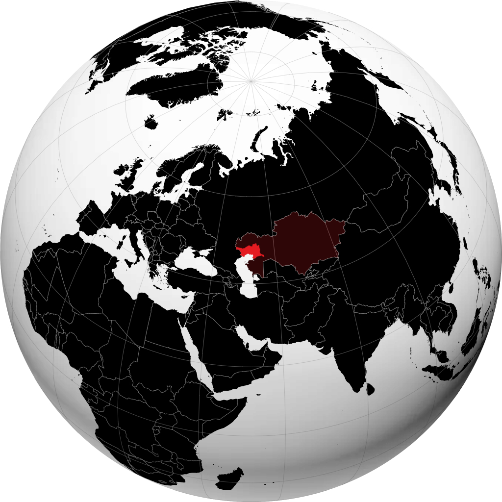 Atyrau Oblysy on the globe