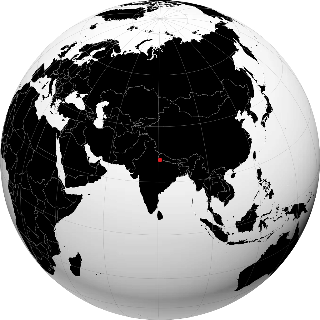 Lakhimpur on the globe