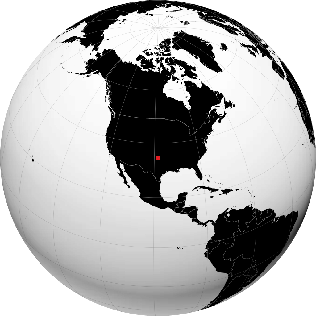 Lawton on the globe