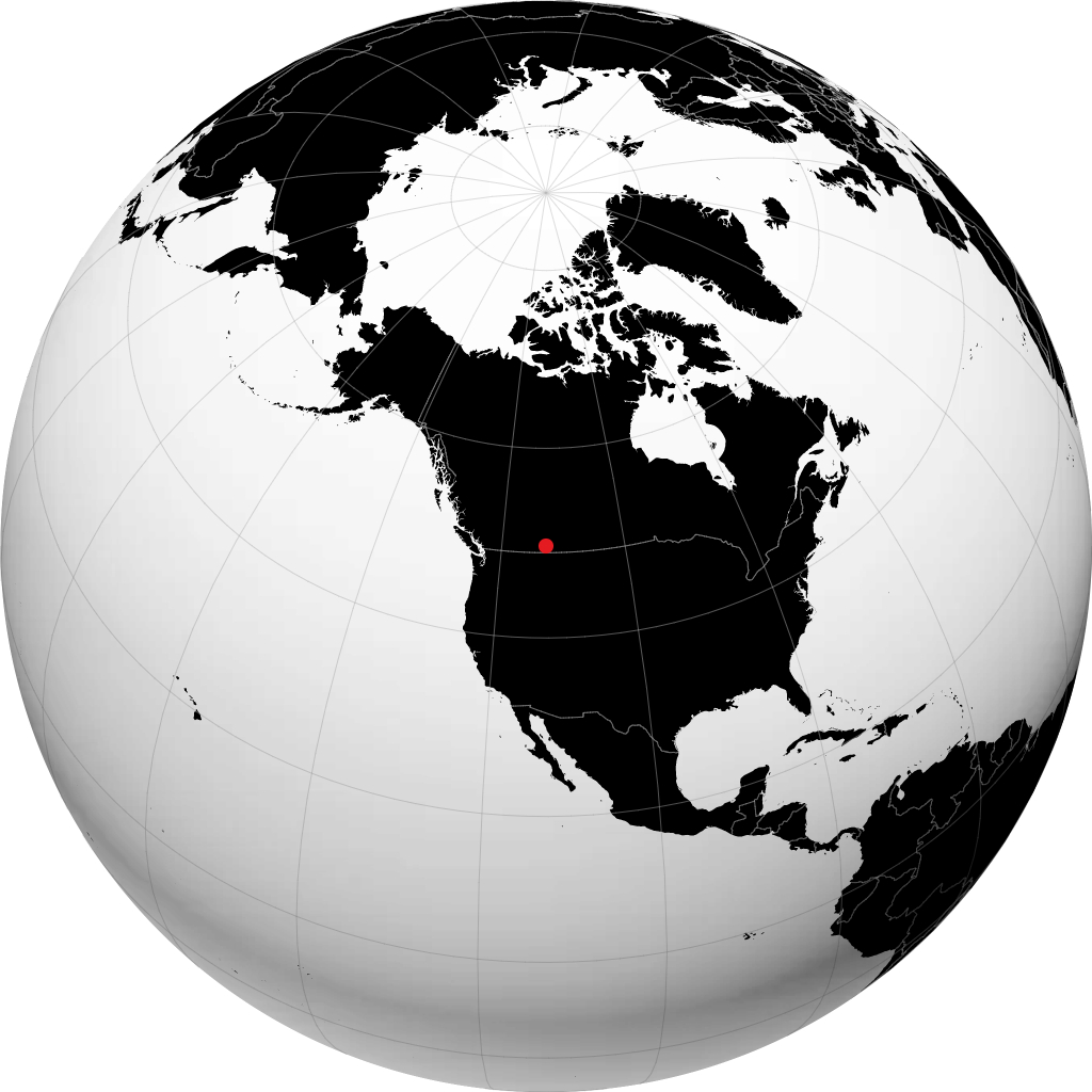 Lethbridge on the globe