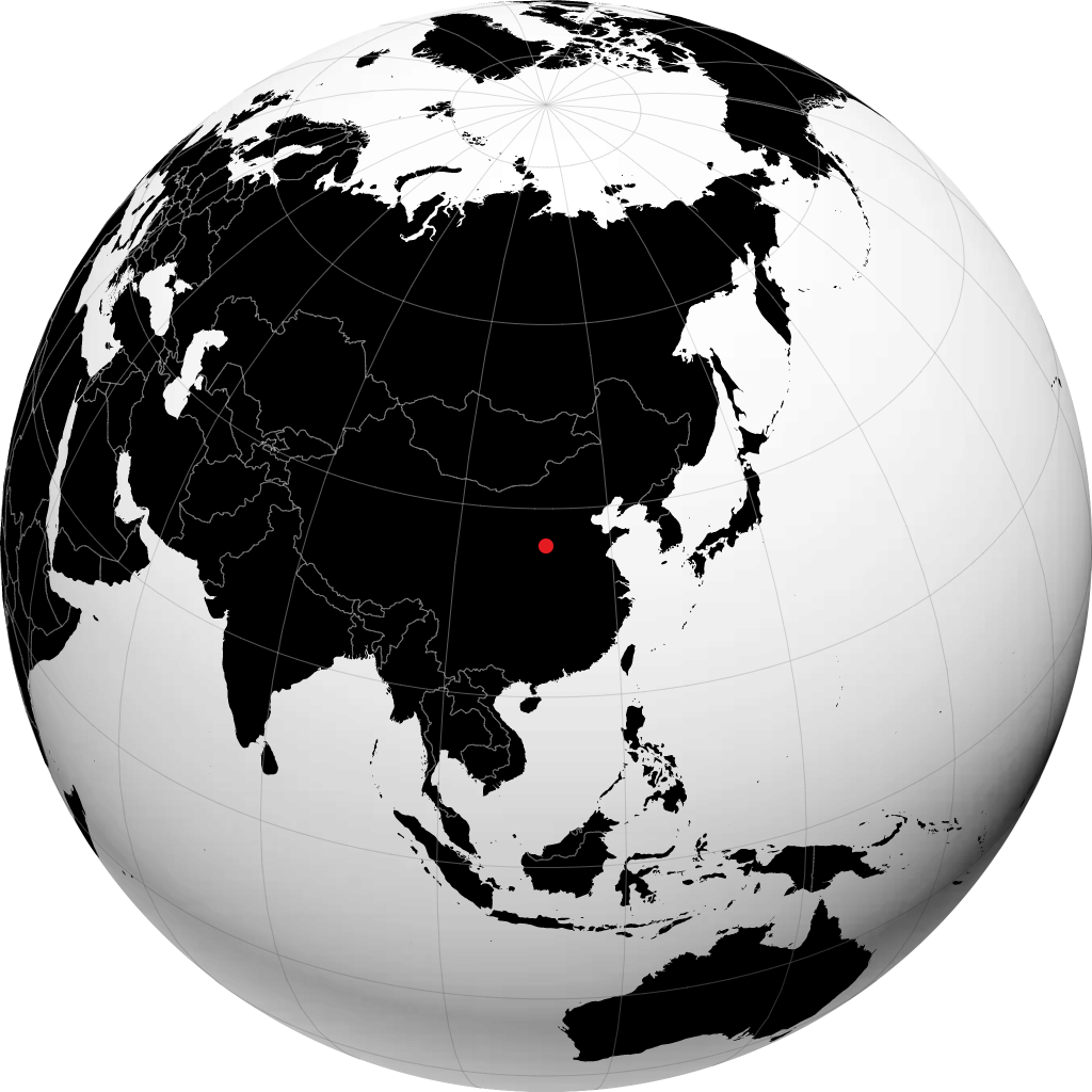 Linfen on the globe