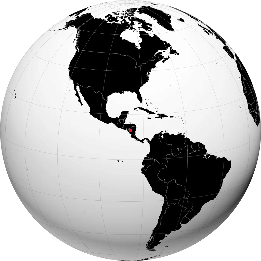 Matagalpa on the globe