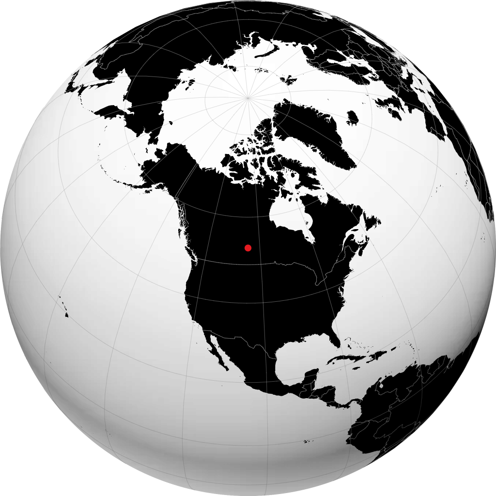 Melfort on the globe