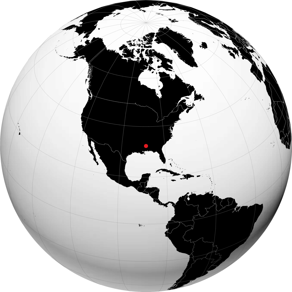 Meridian on the globe