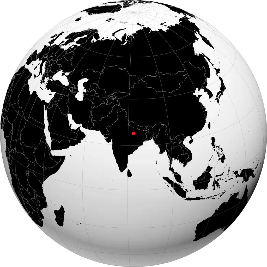 Mirzapur on the globe