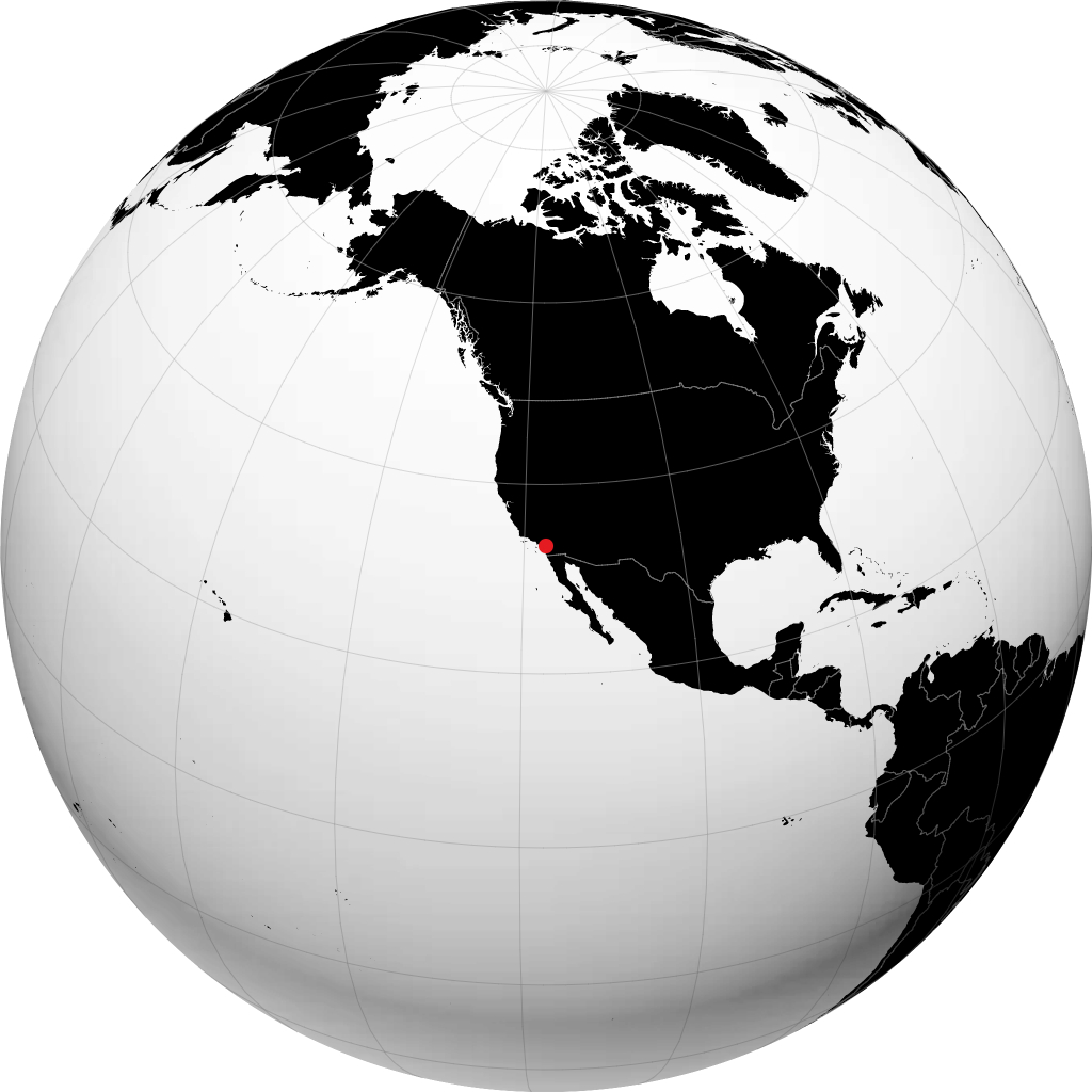 Murrieta on the globe