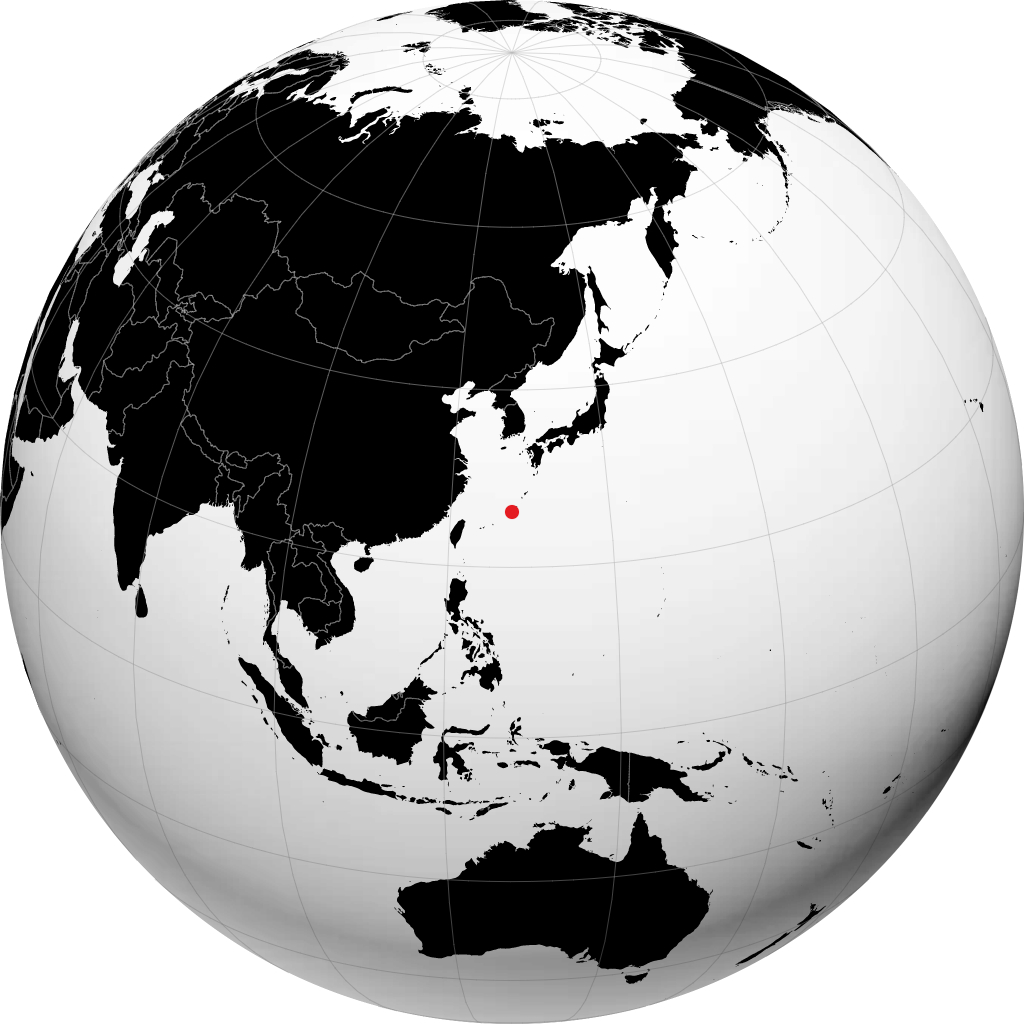 Naha on the globe