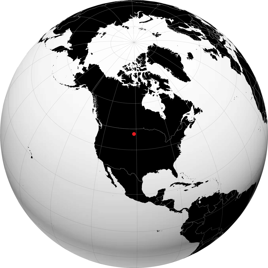 New Salem on the globe