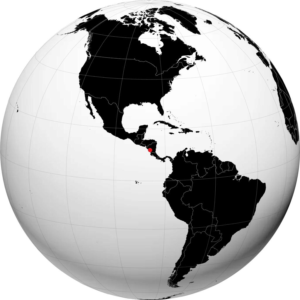 Granada on the globe