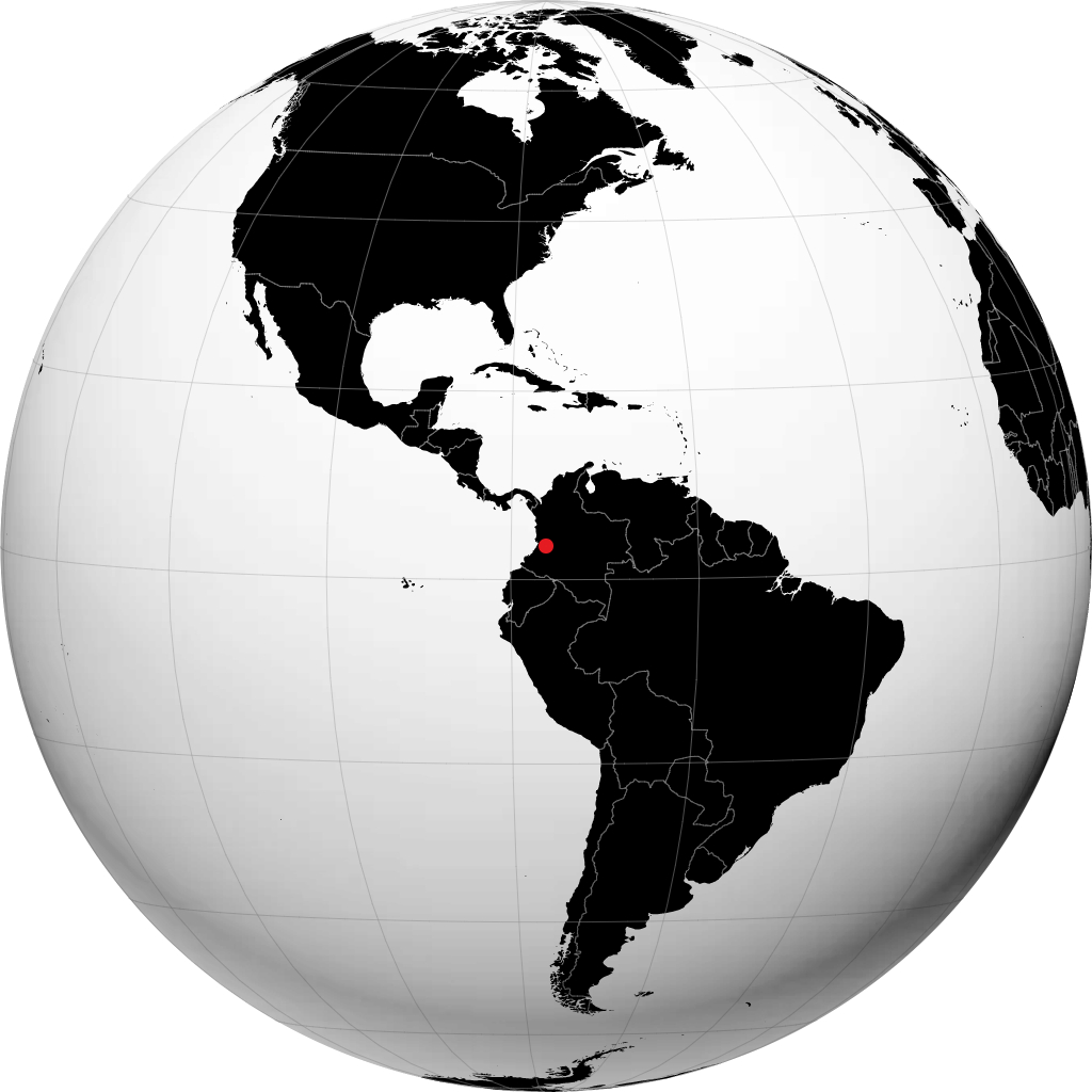 Palmira on the globe