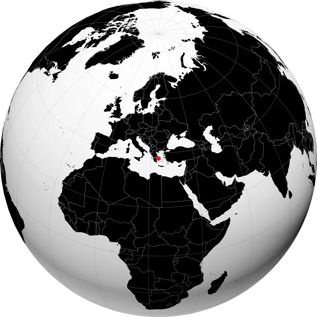 Peristeri on the globe