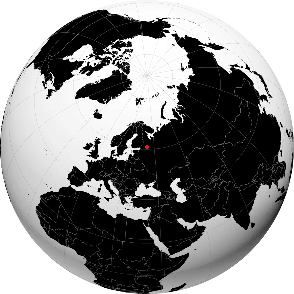 Podporozh\'ye on the globe