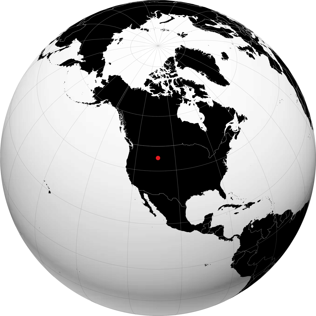 Powell on the globe