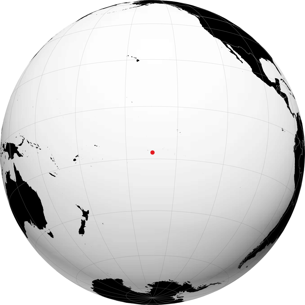 Punaauia on the globe