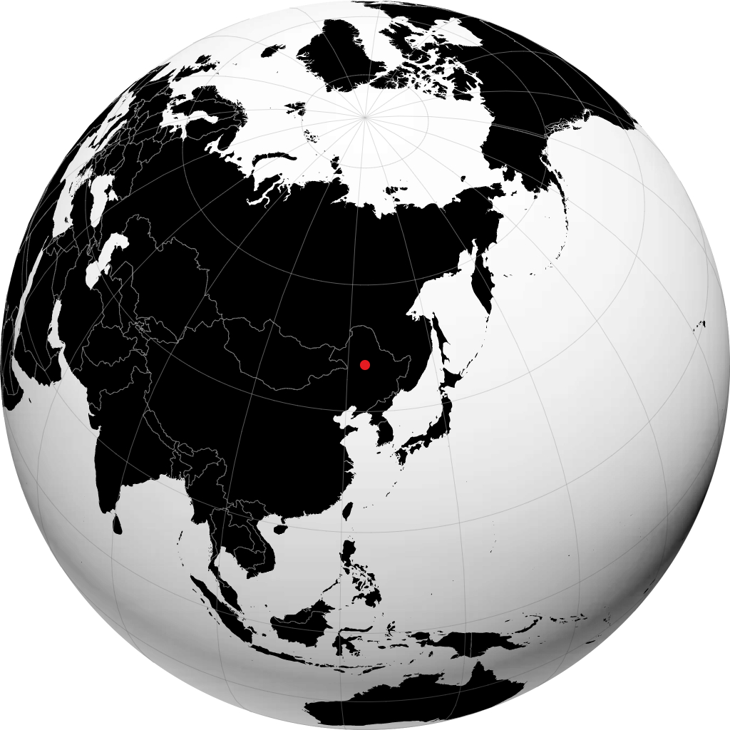 Qiqihar on the globe