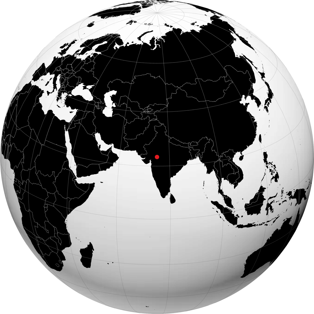 Ratlam on the globe