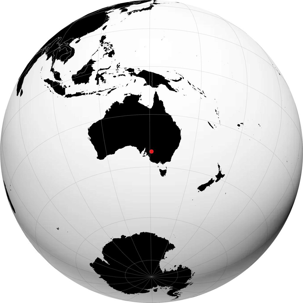 Renmark on the globe