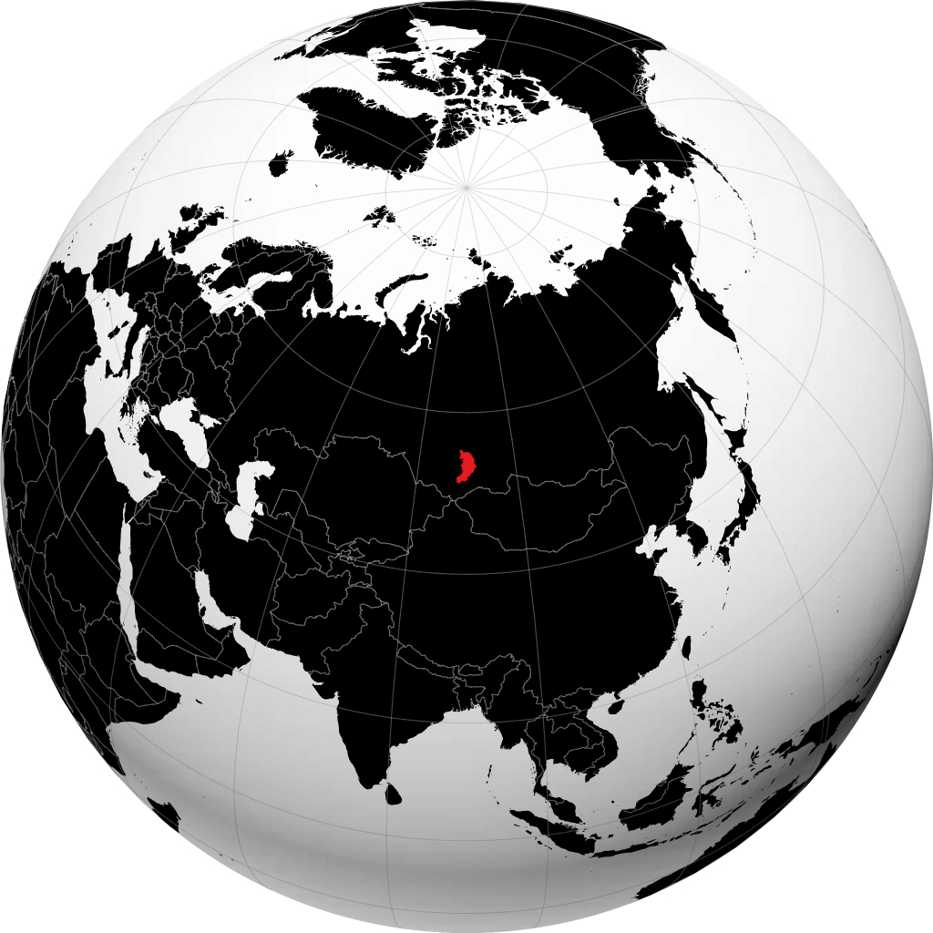 Khakasiya on the globe