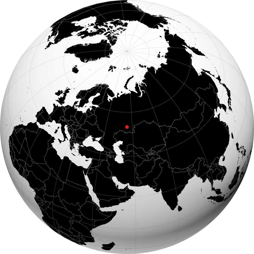 Salavat on the globe