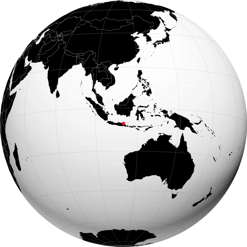 Sampang on the globe