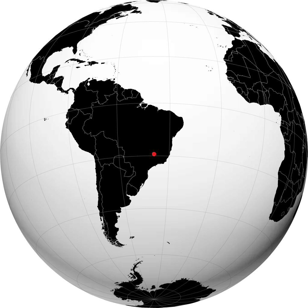 Sao Gotardo on the globe