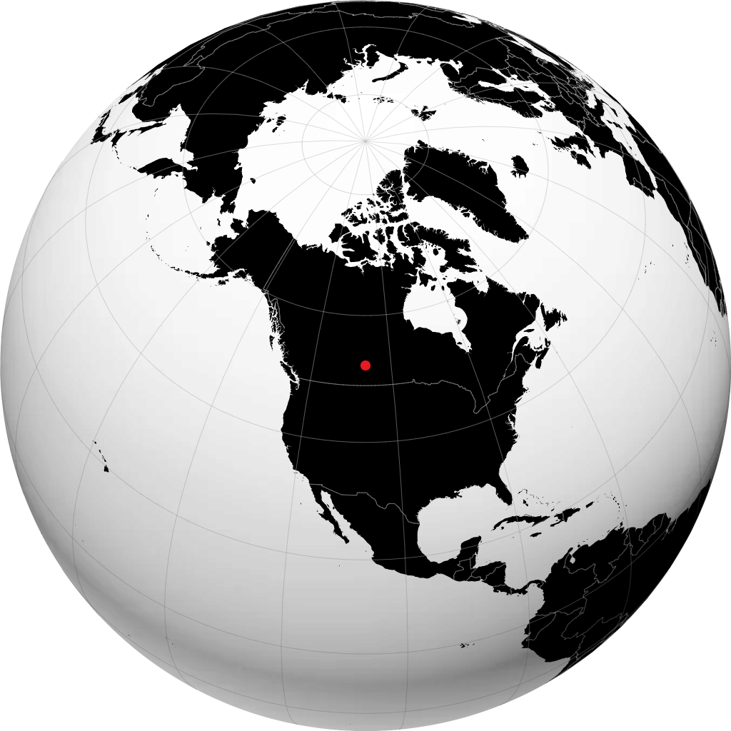 Saskatoon on the globe