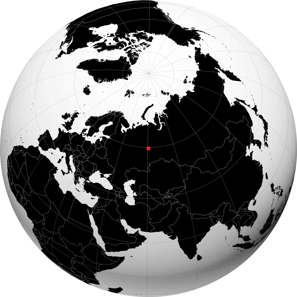 Serov on the globe