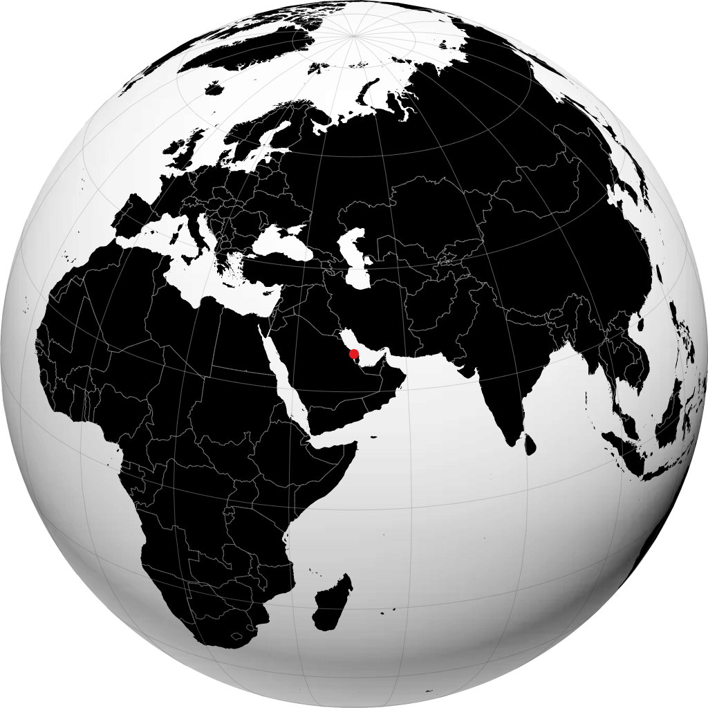 Sitrah on the globe