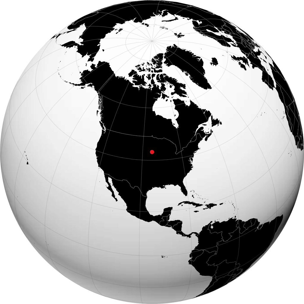 Spencer on the globe