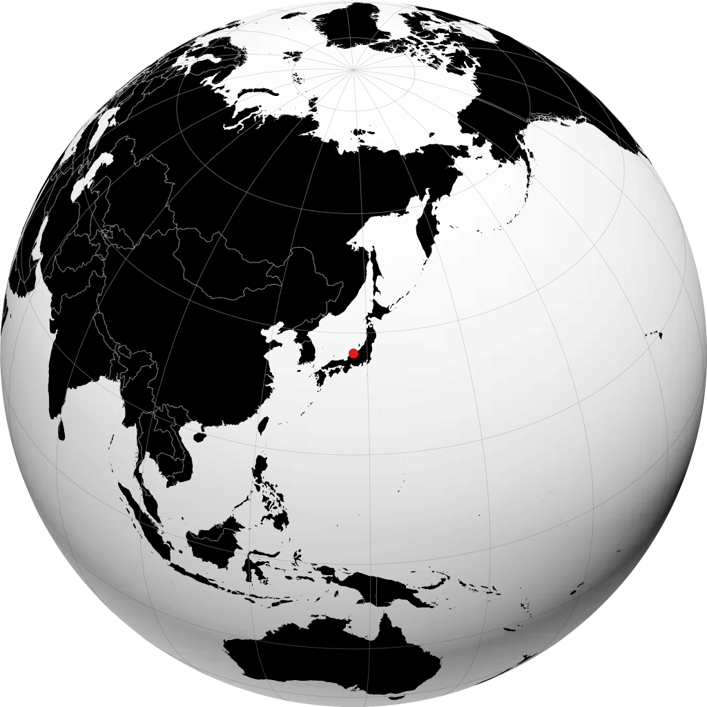 Toyama on the globe