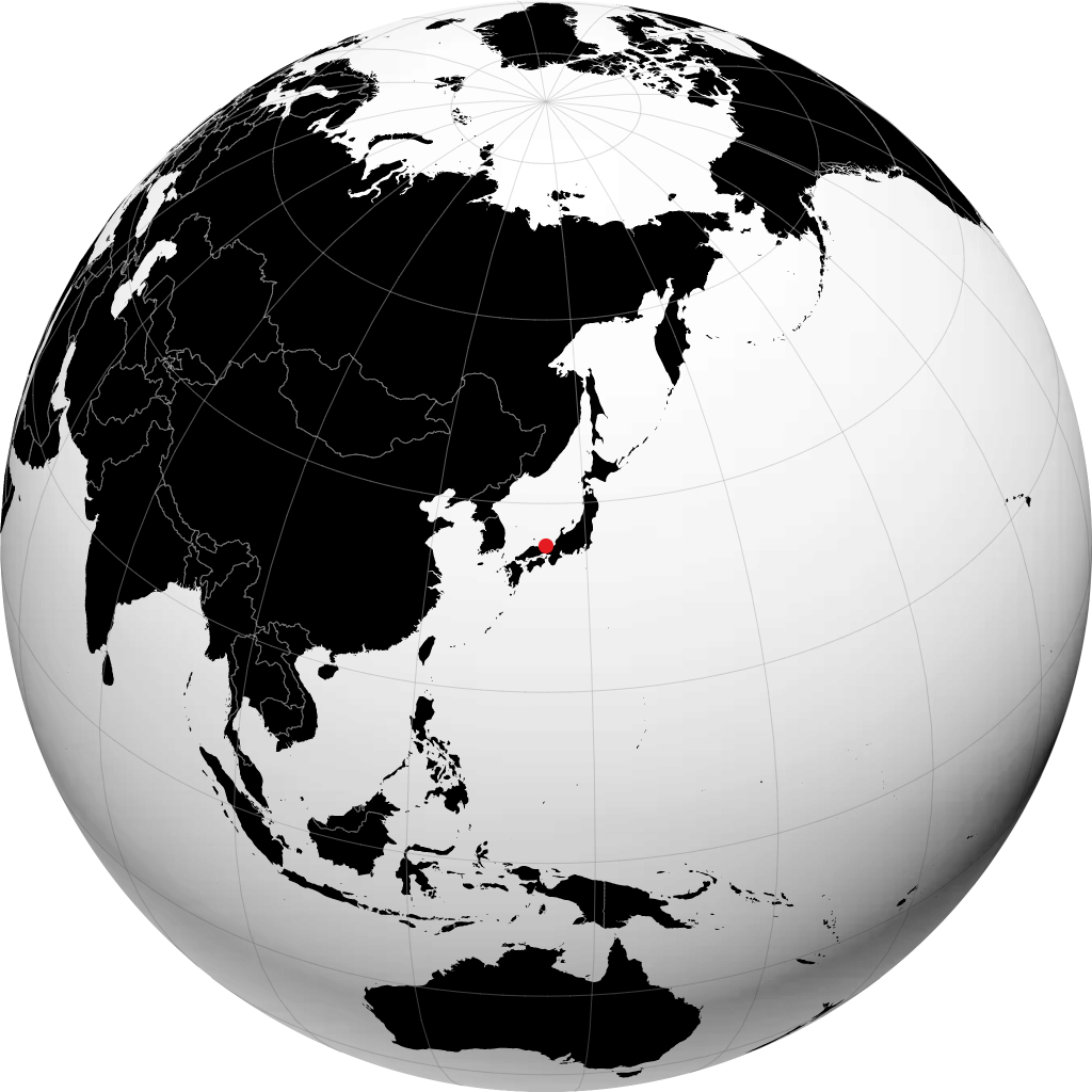 Toyooka on the globe