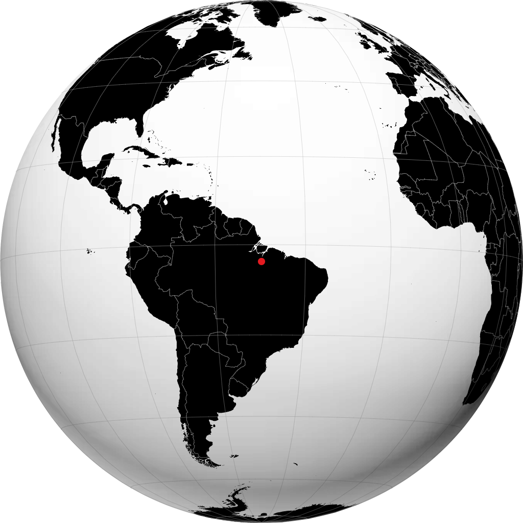 Tucurui on the globe