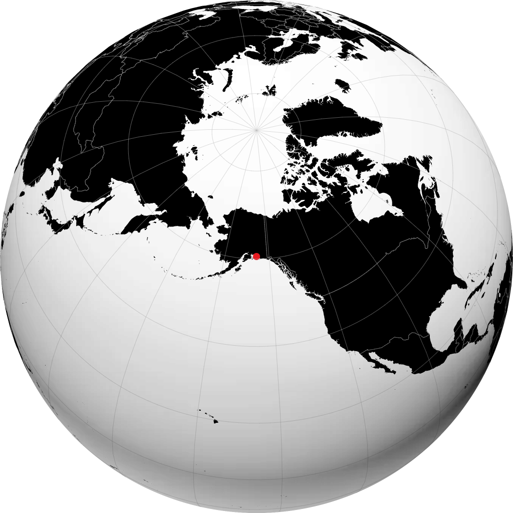 Cordova on the globe