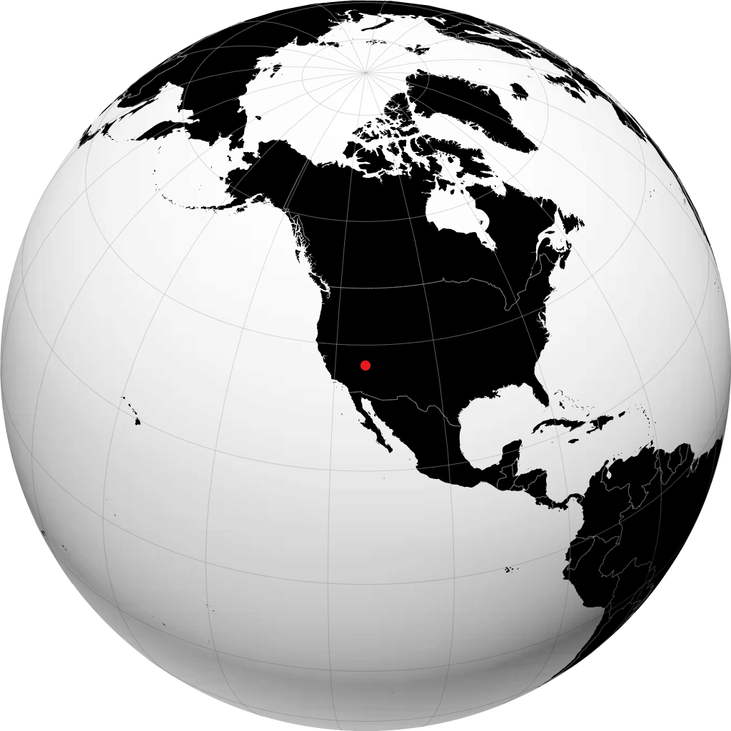 Mesquite on the globe