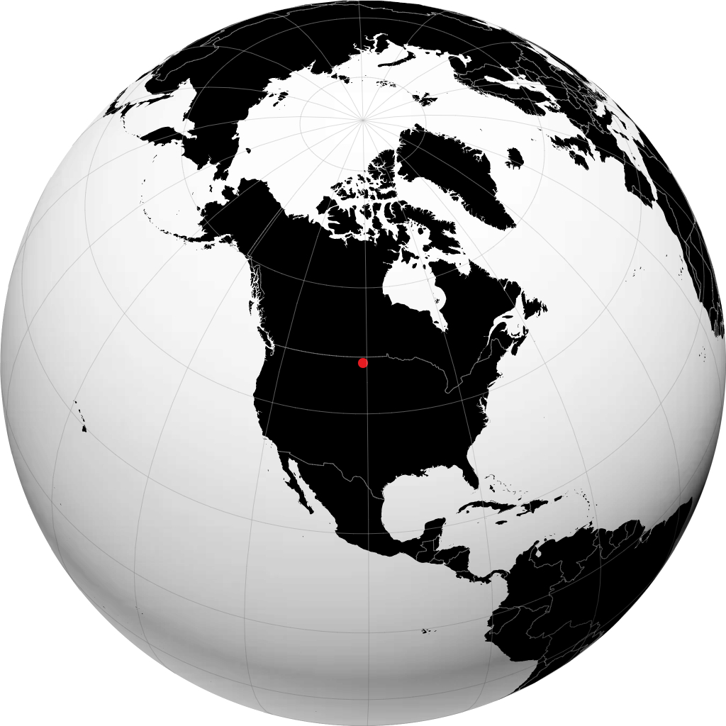 Velva on the globe