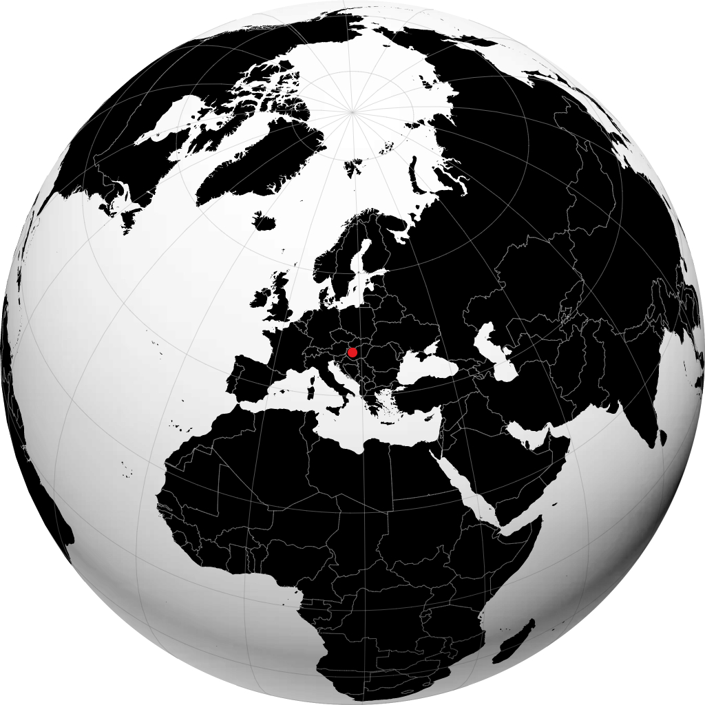 Veszprém on the globe