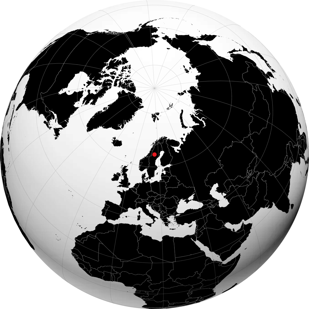 Vilhelmina on the globe