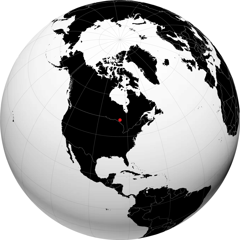 Wawa on the globe