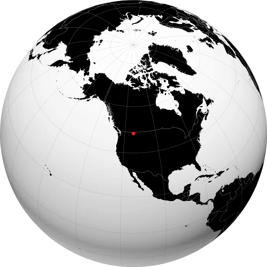 Whitefish on the globe