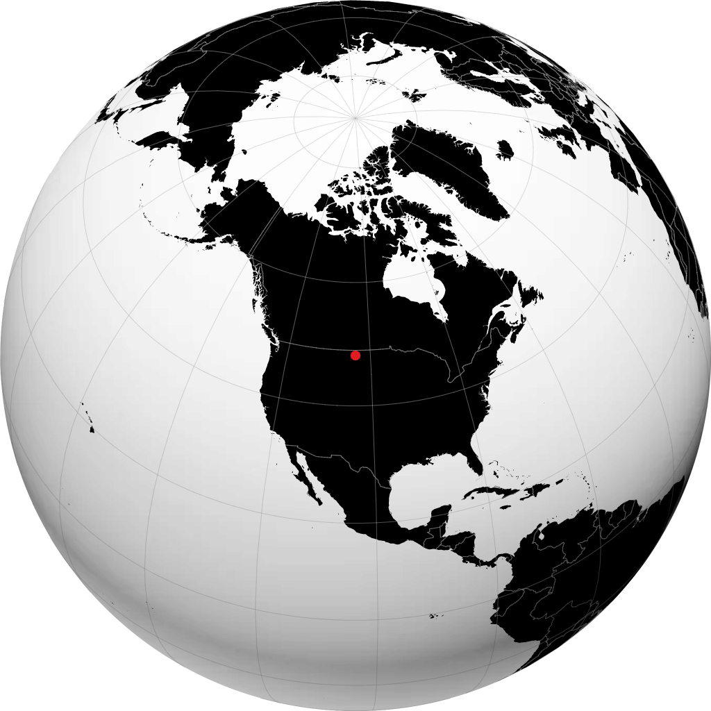 Williston on the globe