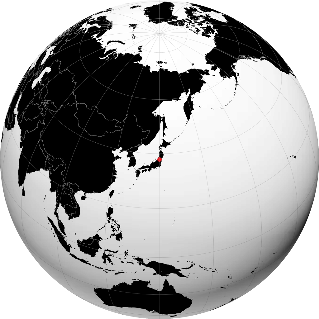 Yonezawa on the globe